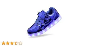 Kids LED Light-Up Sneakers – Blue